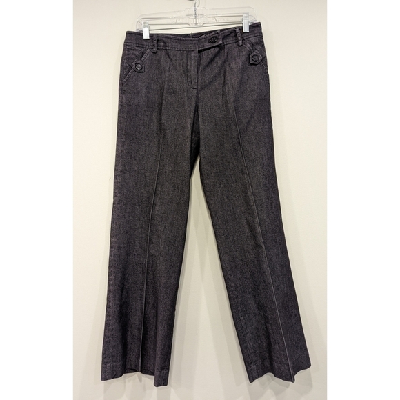 Sandro Sport Grey Straight Leg Pants Size 6 - Picture 1 of 4